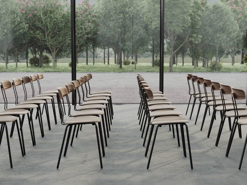 ZEITRAUM Штабелируемый стул из фанеры Okito sun-id-1453322 - Вид №7