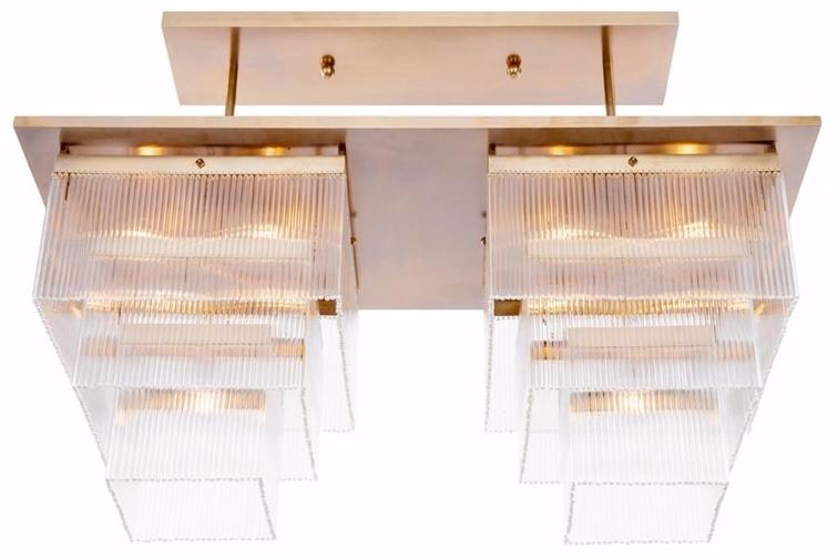 Patinas Lighting Люстра из латуни и стекла Monaco sun-id-1437839 - Вид №1