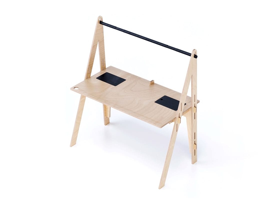 Прямоугольный стол с регулируемой высотой из березы Esposit ForKids ARCH-00126014