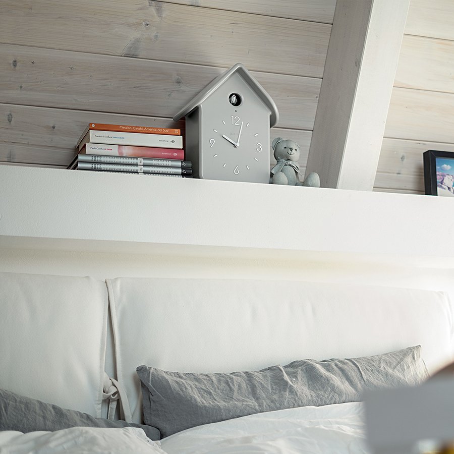 Часы с кукушкой серые Qq GUZZINI ДИЗАЙНЕРСКИЕ 00-3947610 Серый  - Вид №2