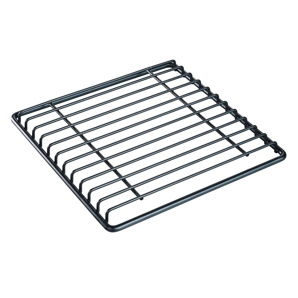 Подставка под горячее Delinia 20x20x1.5 см металл черный STLM-2147217 - Вид №1