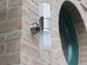 BEL-LIGHTING Бра для наружного освещения из нержавеющей стали и стекла Cubix 776.g9.04