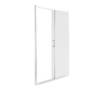 Душевая дверь Makiato 120x190см раздвижная профиль хромированный стекло прозрачное 5мм