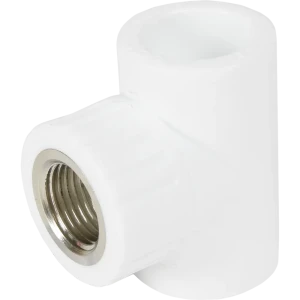 Тройник комбинированный РВК 20x1/2"x20 мм ВР полипропилен 20801