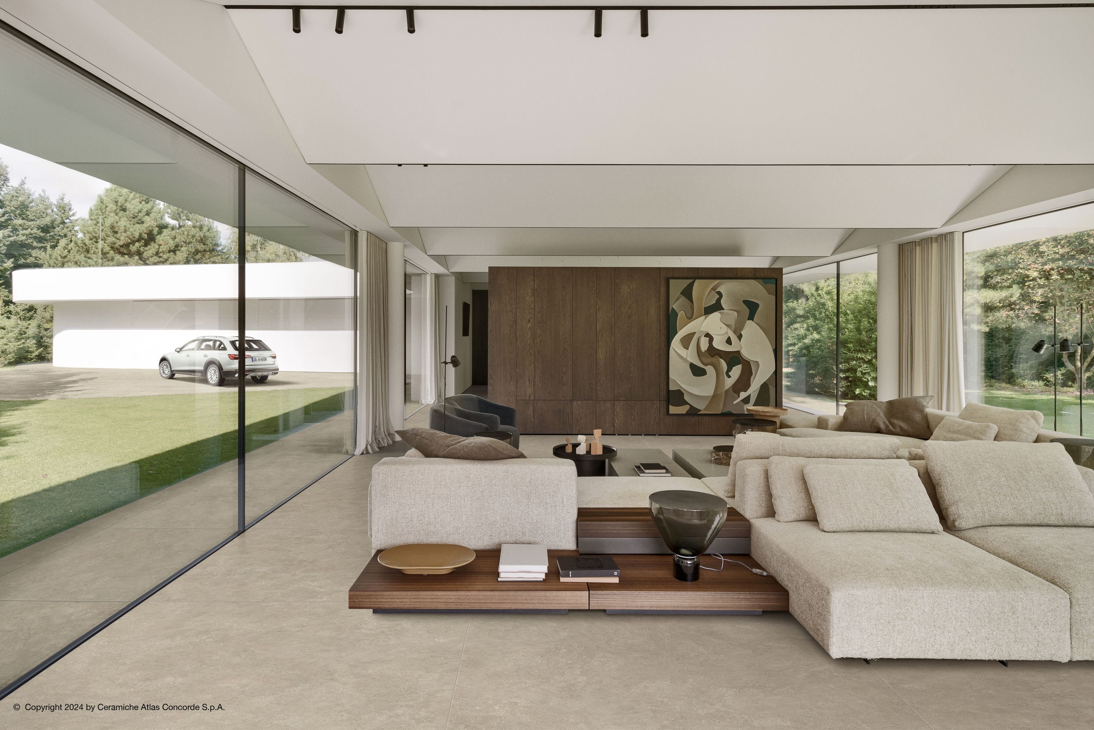 Пол / облицовка керамогранита с эффектом камня Atlas Concorde Boost Icor ARCH-00113949 - Вид №41