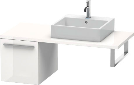 XL543104343 Шкафчик для консоли X-Large #XL5431 400 x 548 мм Базальт матовый, декор Duravit - Вид №2