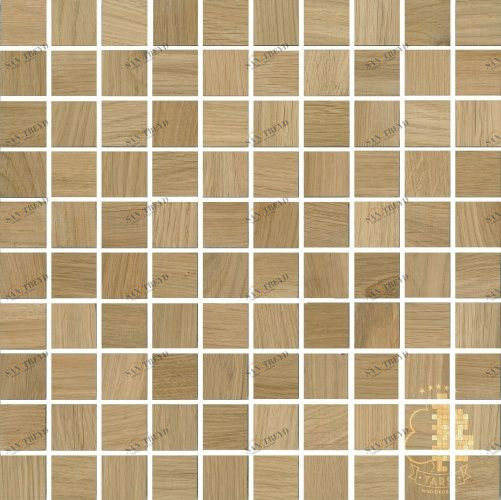 Мозаика и 3D панели из дерева Tarsi Матрица 101 Дуб Селект (Гладкая) 275х275 мм 1401100001