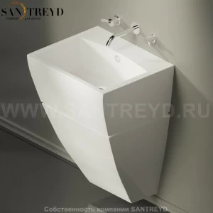 ACER07500RSZ Подвесная раковина настенная прямоугольная Agape 750 белая