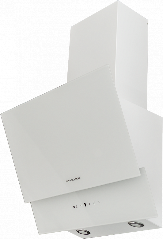 F 612 W Настенная вытяжка, ширина 60 см, отвод/рециркуляция, 600 м3/час, электронное сенсорное управление, таймер, 3 скорости, светодиодное освещение 2х2 вт, металлические жироулавливающие фильтры, угольный фильтр kf-es (опция), 42-58 дб, система предупре Santreyd  - Вид №1