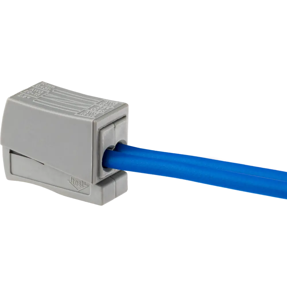 84509777 Клеммы соединительные монтажные Duwi СМК 224-112 2-проводные 1,0-2,5X2/0,5-2,5мм² серые 5шт 26735 5 STLM-1118068  - Вид №7