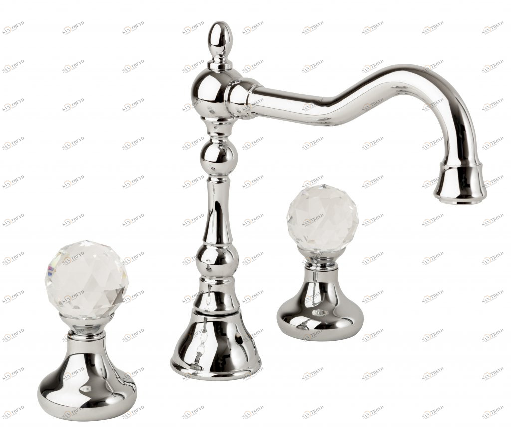 Смеситель для раковины на три отверстия, высокий CEZARES ATLANTIS-BLS2-A-01-Sw/M