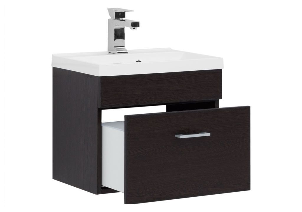Тумба с раковиной Aquanet Нота NEW 50 венге 0015909300204095 - Вид №1