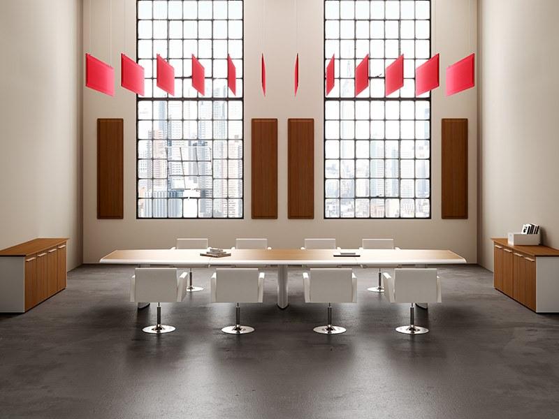 MASCAGNI Подвесная акустическая панель из ткани со встроенной подсветкой Sound sun-id-1437368 - Вид №1