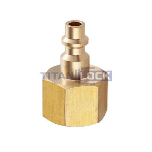 3/8in, БРС серия D, ISO 6150 B, ниппель, внутр.резьба, латунь TL3DM-B TITAN LOCK