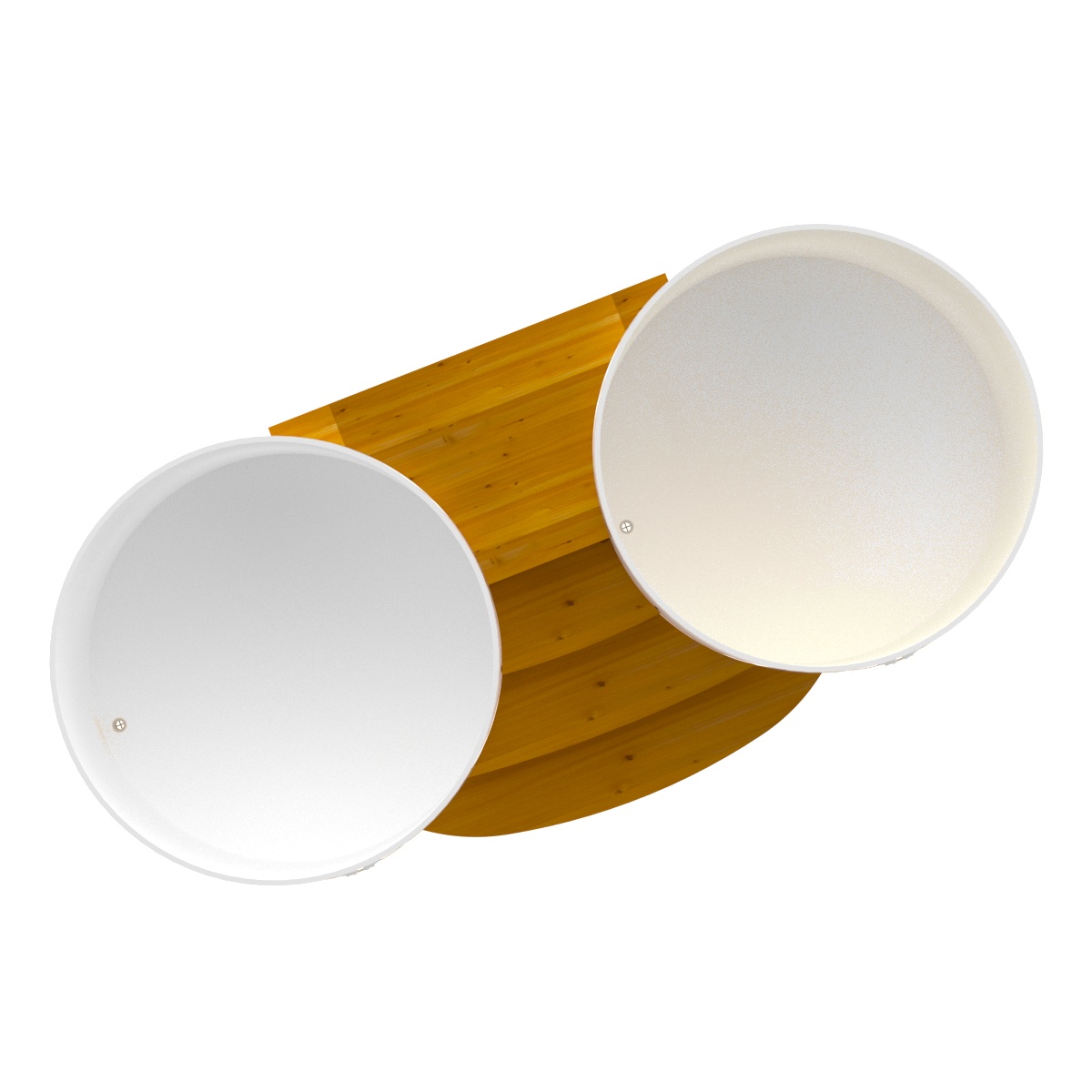 2350 Подиум на 2 купели D 2.0 Рустик натуральный Alyarus  - Вид №2