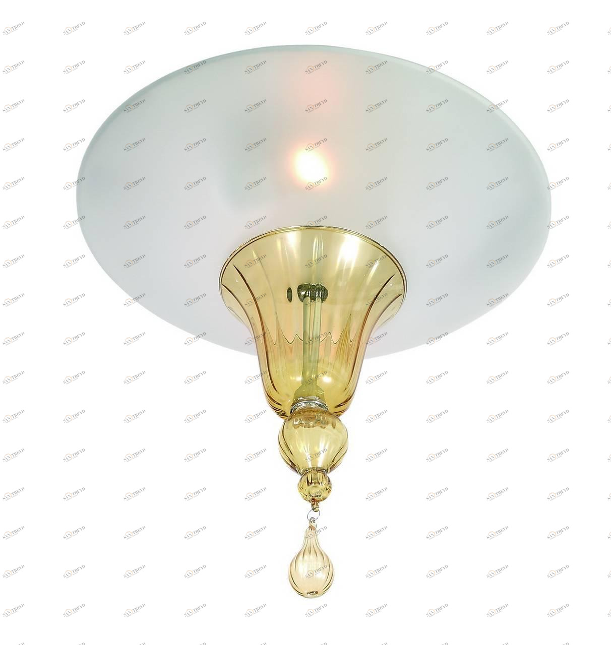 Потолочный светильник Divinare Goccia 4002/01 PL-2 DIVINARE GOCCIA 073665 Белый;прозрачный