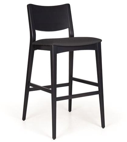 Fenabel Барный стул с обивкой из массива дерева Spirit sun-id-1351869 - Вид №1