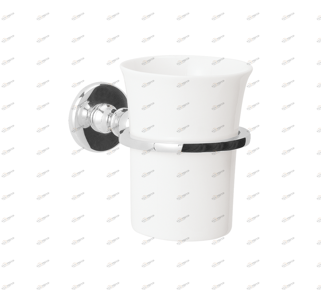 Gentry Home Керамический держатель стакана Queen Хром GH101032