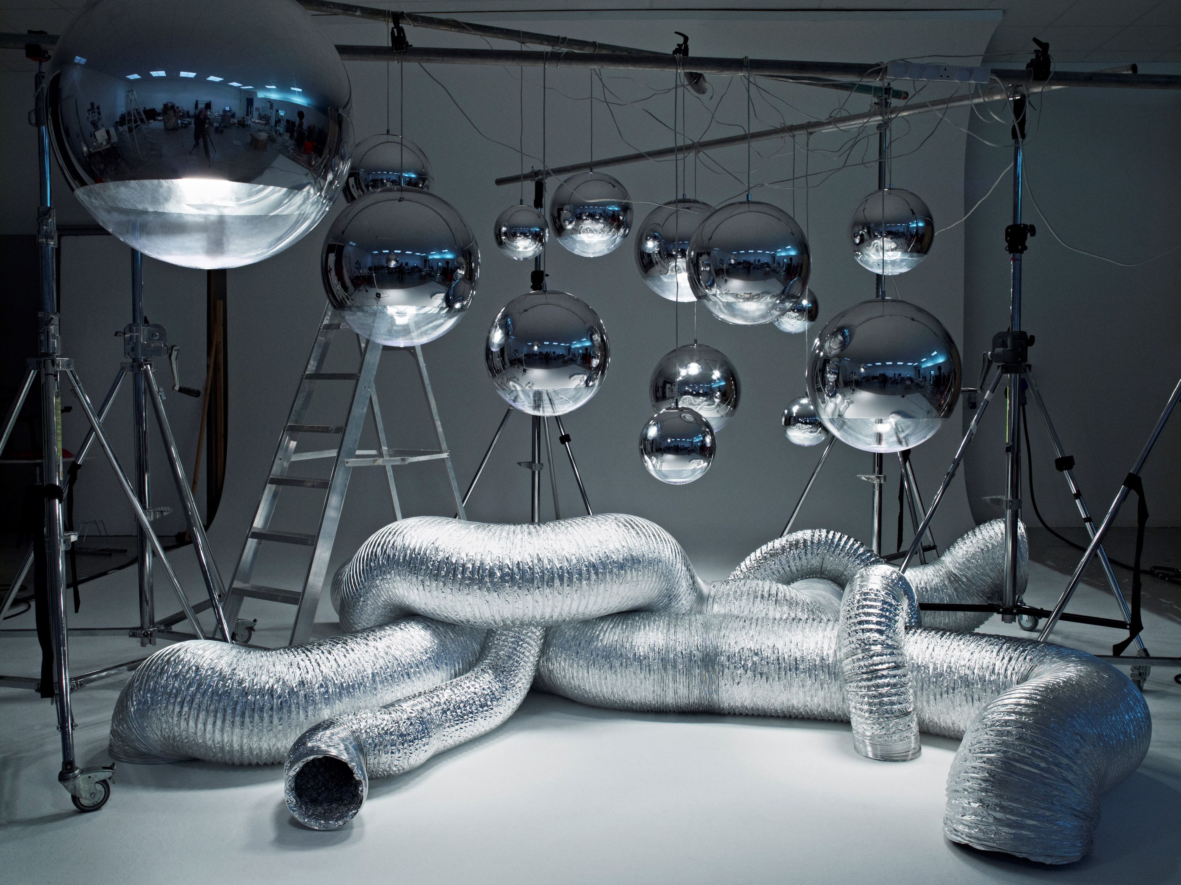 Поликарбонат светодиодный подвесной светильник Tom Dixon Mirror Ball ARCH-00140603 - Вид №8