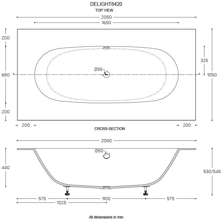 Corian® Design Прямоугольная встраиваемая ванна из Corian®  8420  - Вид №4