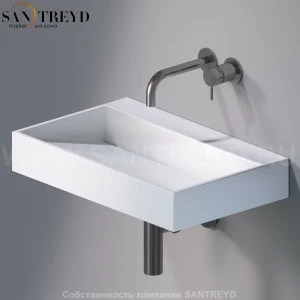 L010T1RPV4.100 Подвесная раковина настенная прямоугольная A. e T. Italia P35 белая