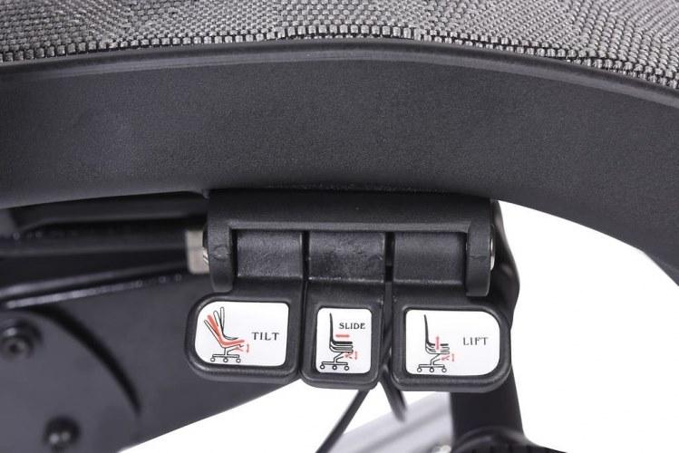 Arrediorg.it® Офисное кресло с вращающейся сеткой на колесиках sun-id-1414072 - Вид №4