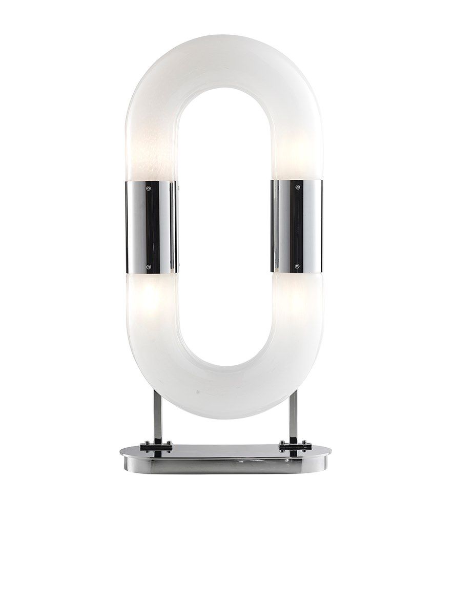 Светодиодная настольная лампа из дутого стекла STILLUX LIGHTING LAB 21010/LG ARCH-00084180 - Вид №3