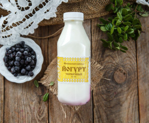 4045 Йогурт черничный 3,5-4% Вкусляндия