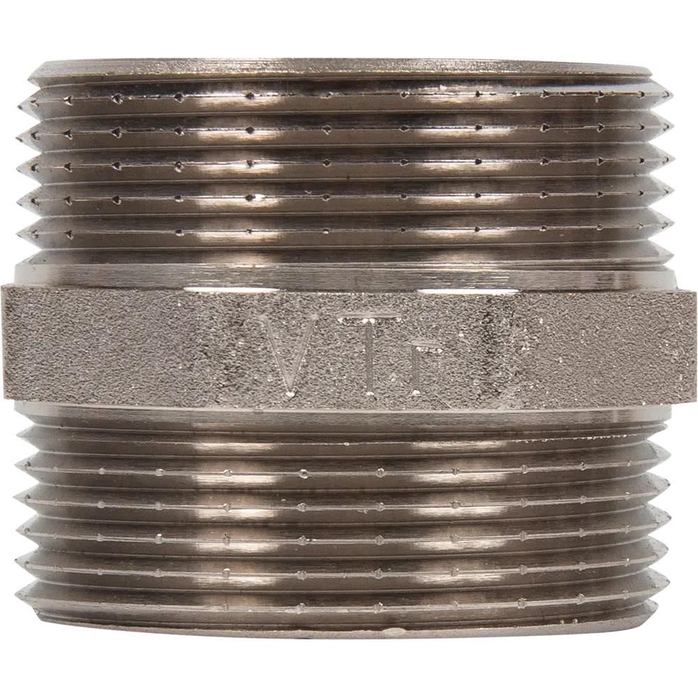 Ниппель Valtec 1 1/2" НР мм никелированная латунь S65510008 82575770 STLM-2001085  - Вид №1