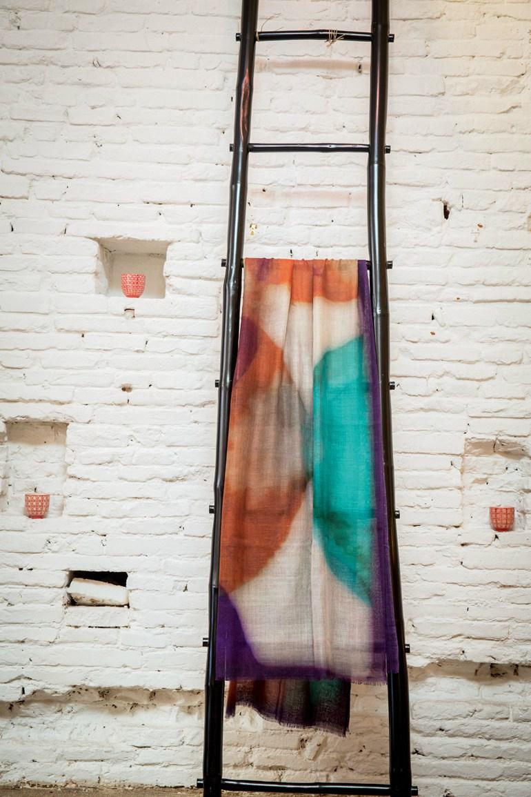 Élitis Набивной шелковый плед sun-id-1380069 - Вид №1