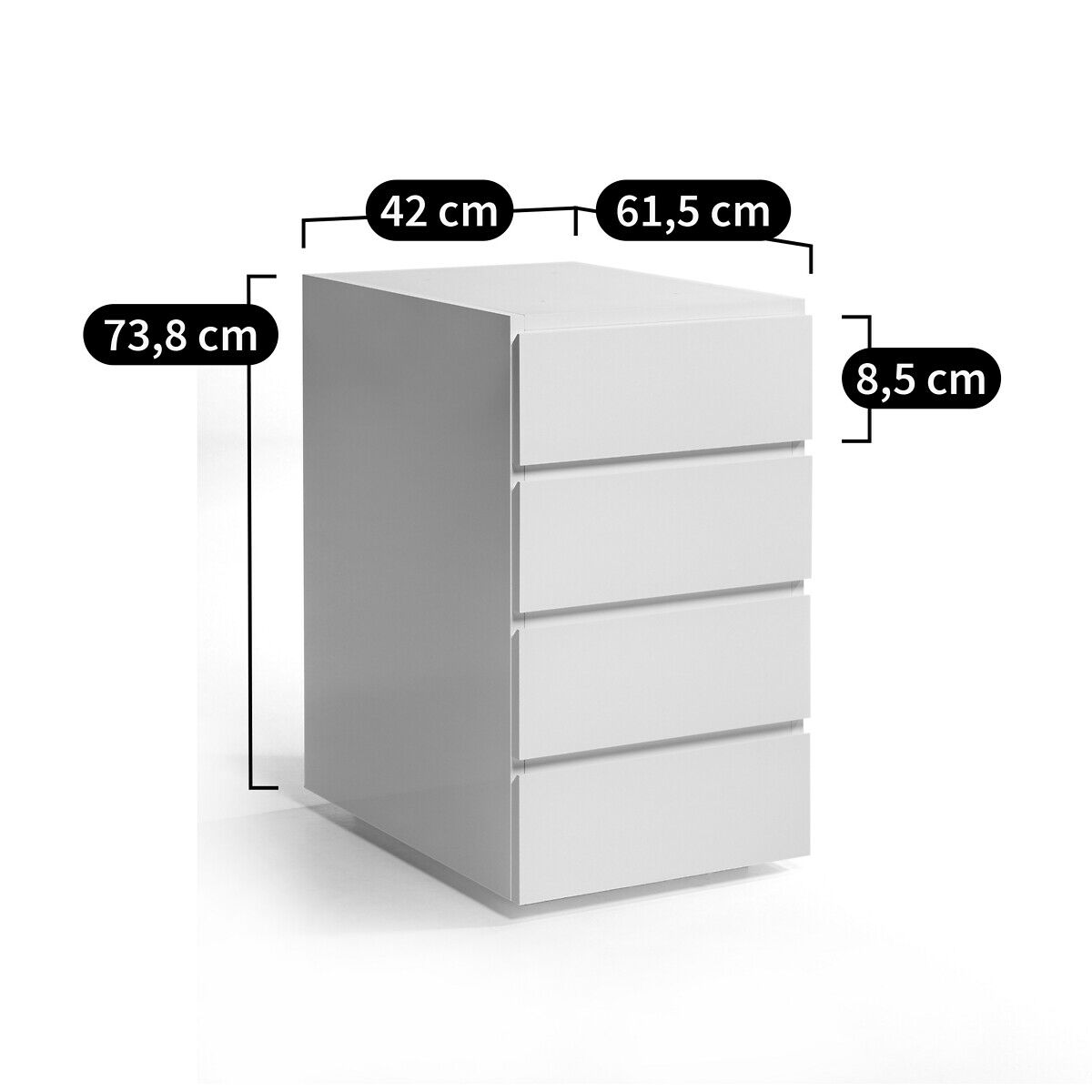 Прямоугольный секционный стол из МДФ AMPM WORKING ARCH-00032345 - Вид №7