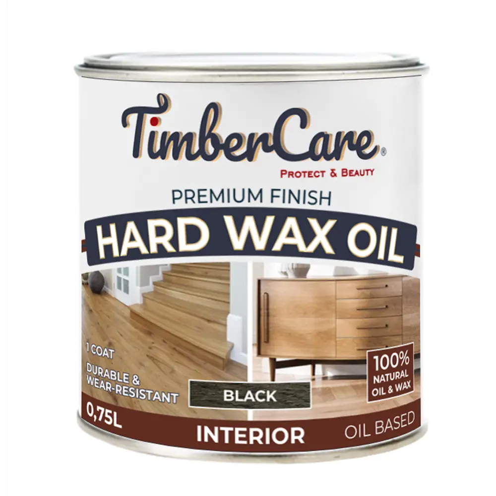 90671878 Масло защитное с твердым воском TimberCare 350064 цвет черный 0.75 л STLM-0332179