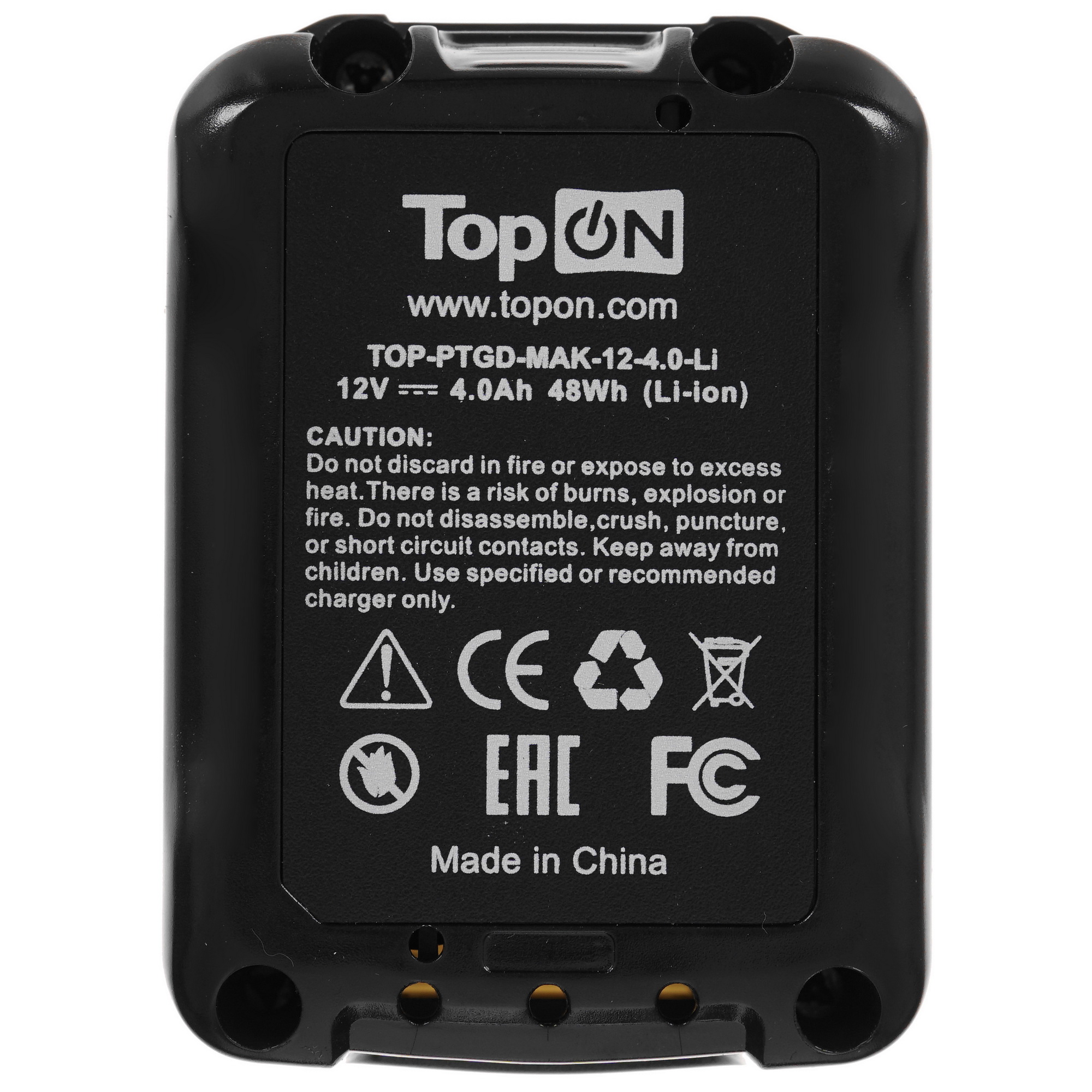 Аккумулятор TopON TOP-PTGD-MAK-12-4.0-Li 9954104 STDN-0086586 - Вид №2