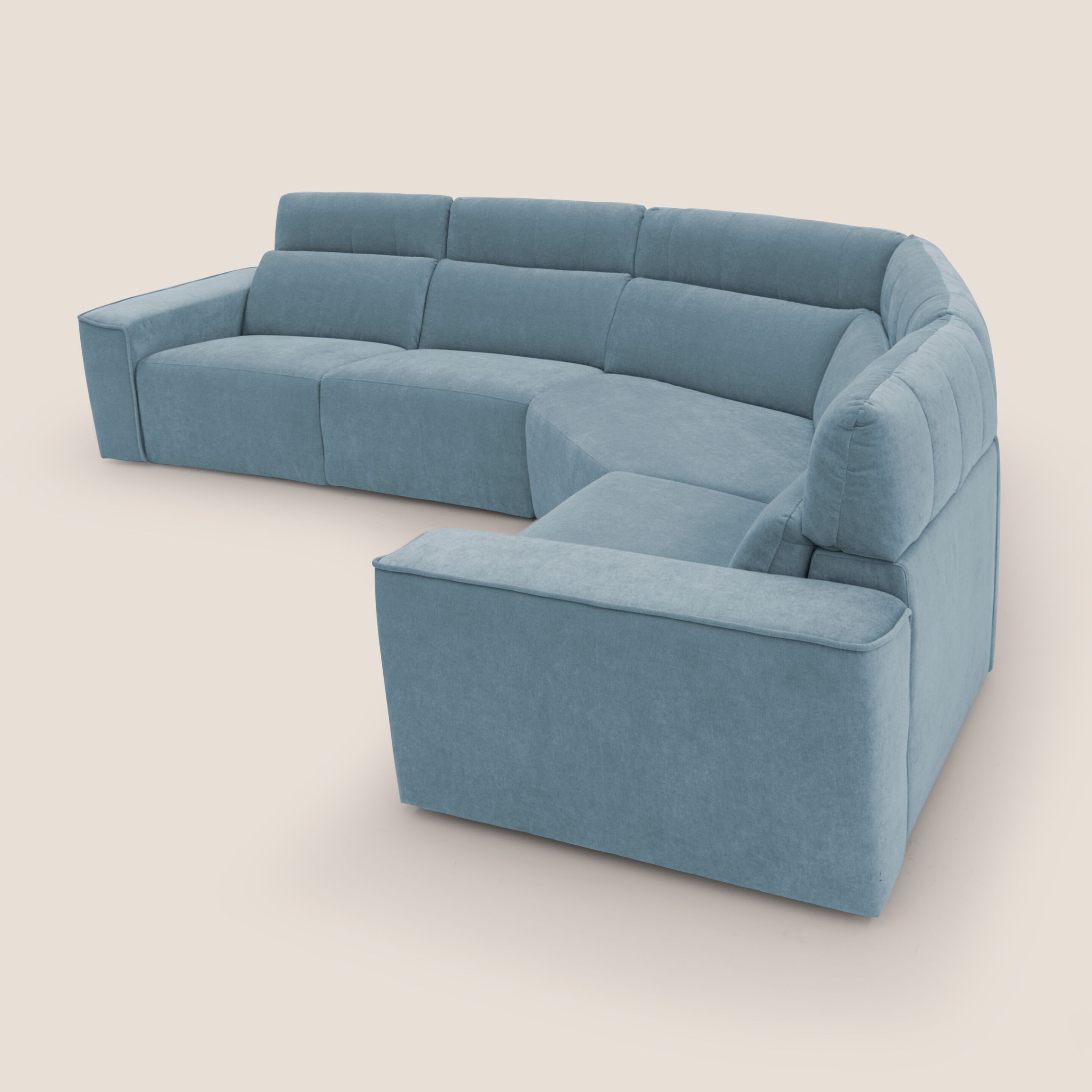 Угловой диван с откидной спинкой из ткани Divani.Store Clark ARCH-00090714 - Вид №101