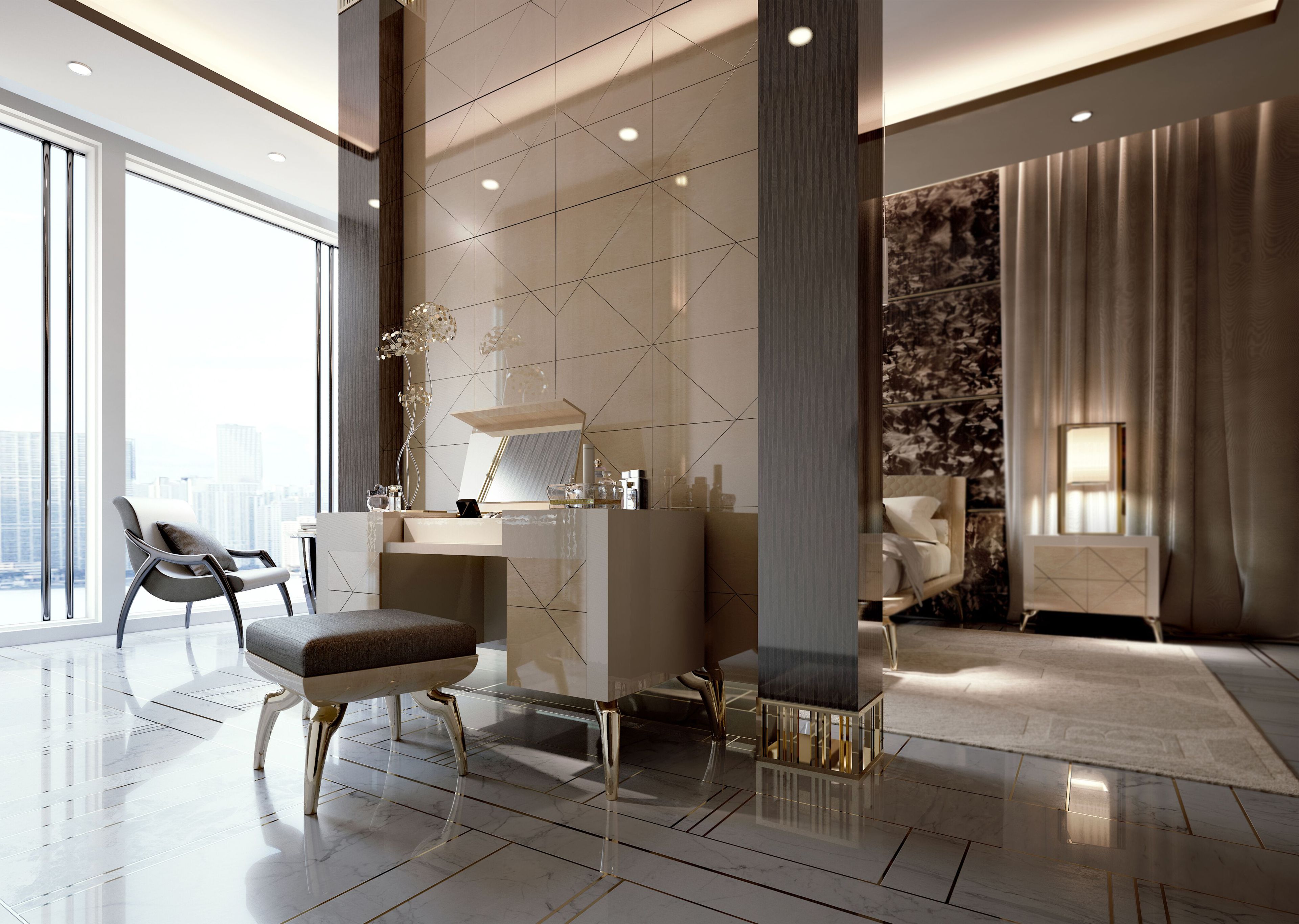 Кожаный низкий мягкий стул Bizzotto Italia Symphony-Infinity ARCH-00084577 - Вид №1