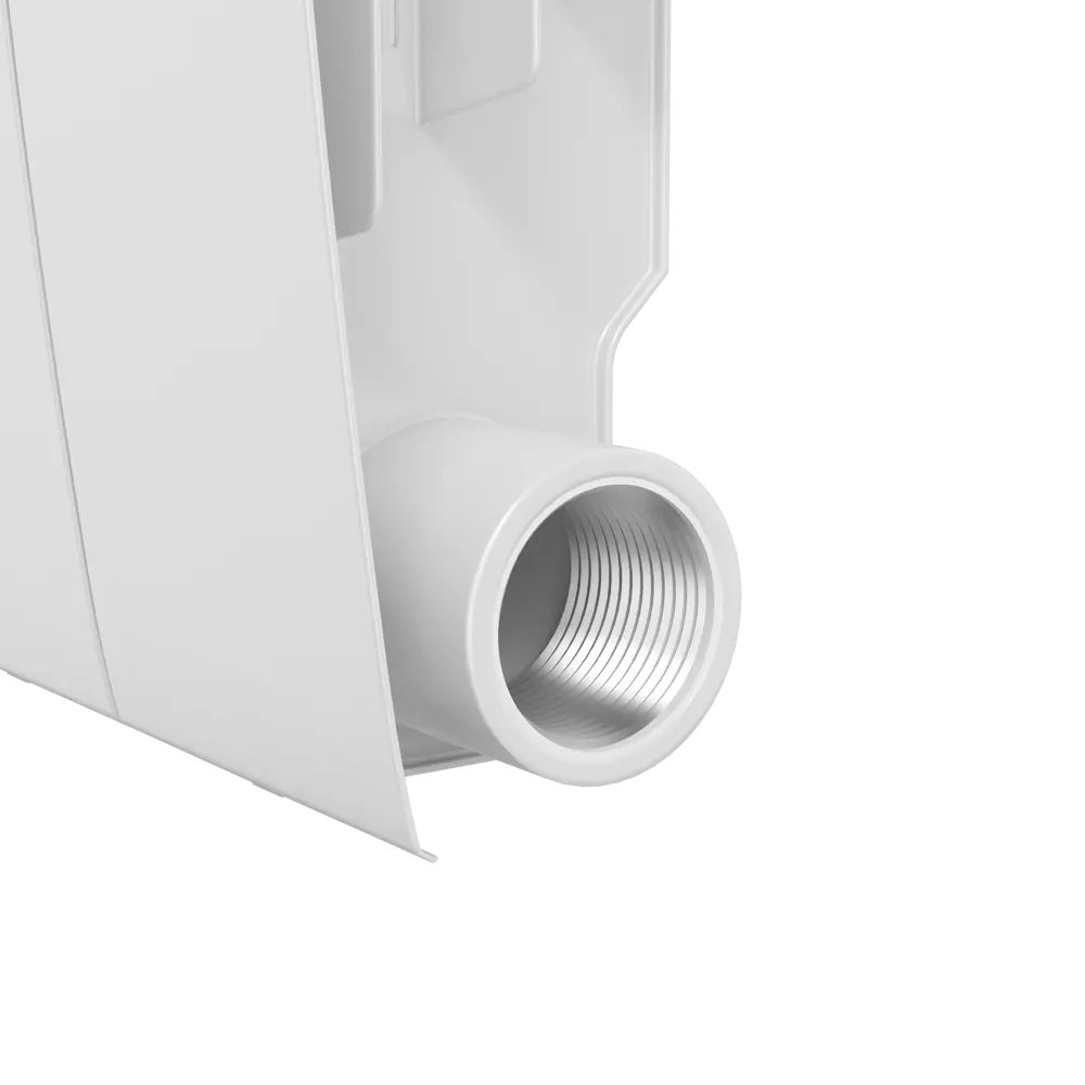 Радиатор секционный Royal Thermo Biliner 350/87 6 секций боковое подключение биметалл белый 82758174 STLM-2003956 - Вид №3