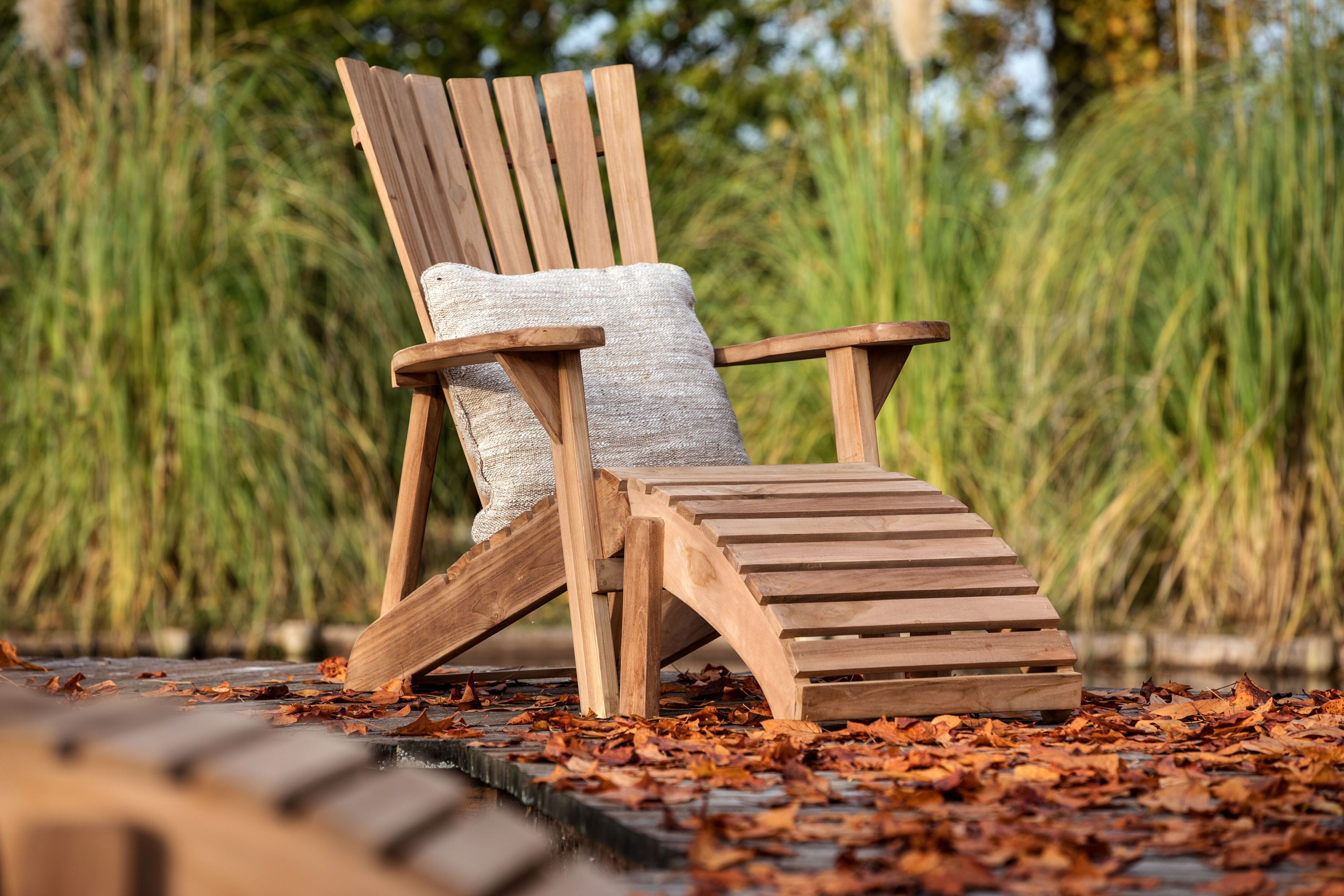 Стул для отдыха из тикового дерева с подлокотниками cbdesign Ady ARCH-00125624 - Вид №7