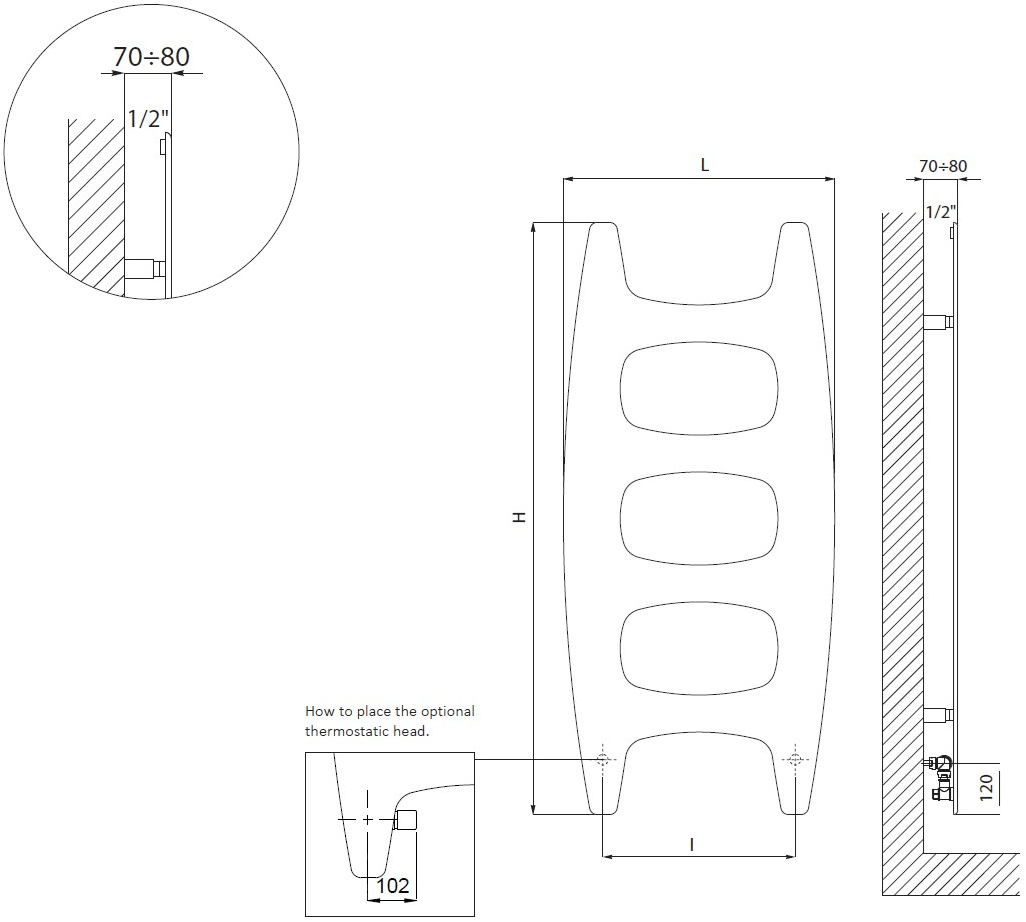 CORDIVARI Радиатор горячей воды из углеродистой стали Extraslim sun-id-1455143 - Вид №3
