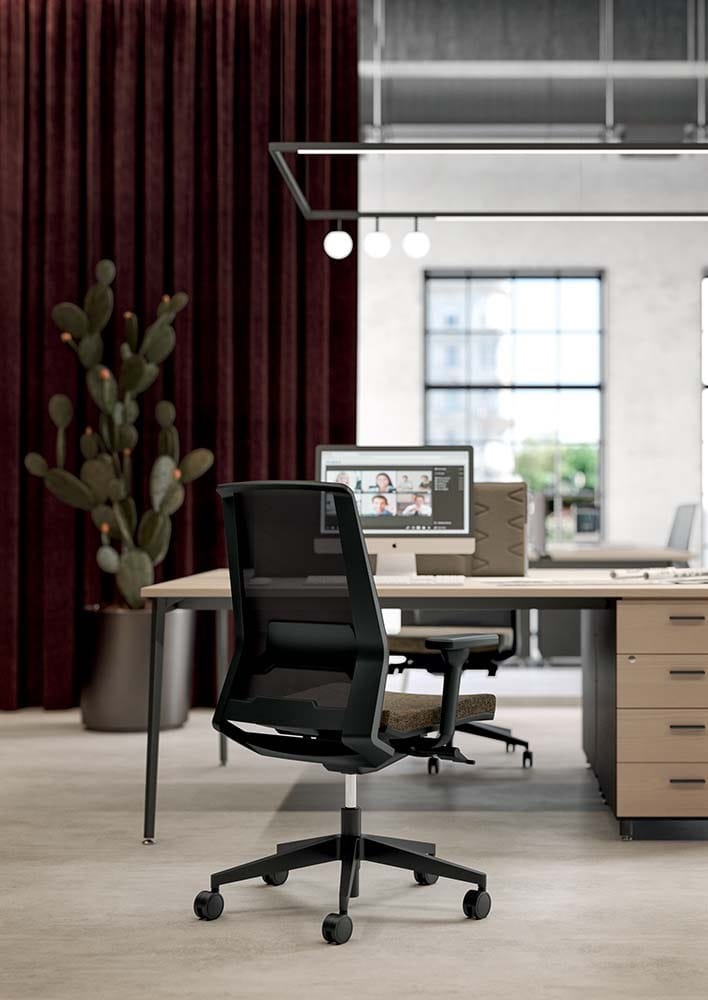 Офисное кресло с 5 спицами Quadrifoglio Group дизайн-офис ARCH-00059737 - Вид №5