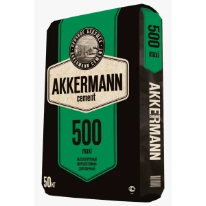 Портландцемент AKKERMANN М500 ЦЕМ II/А-П 42.5 Н 50 кг