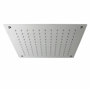 Квадратный потолочный 30 см. лейка дождевого душа. Расход 9 л / мин. при 3 барах.  Square NOKEN 100121021  INOX MIRROR