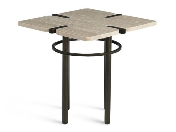 Квадратный мраморный журнальный столик ROCHE BOBOIS PASEO ARCH-00134364