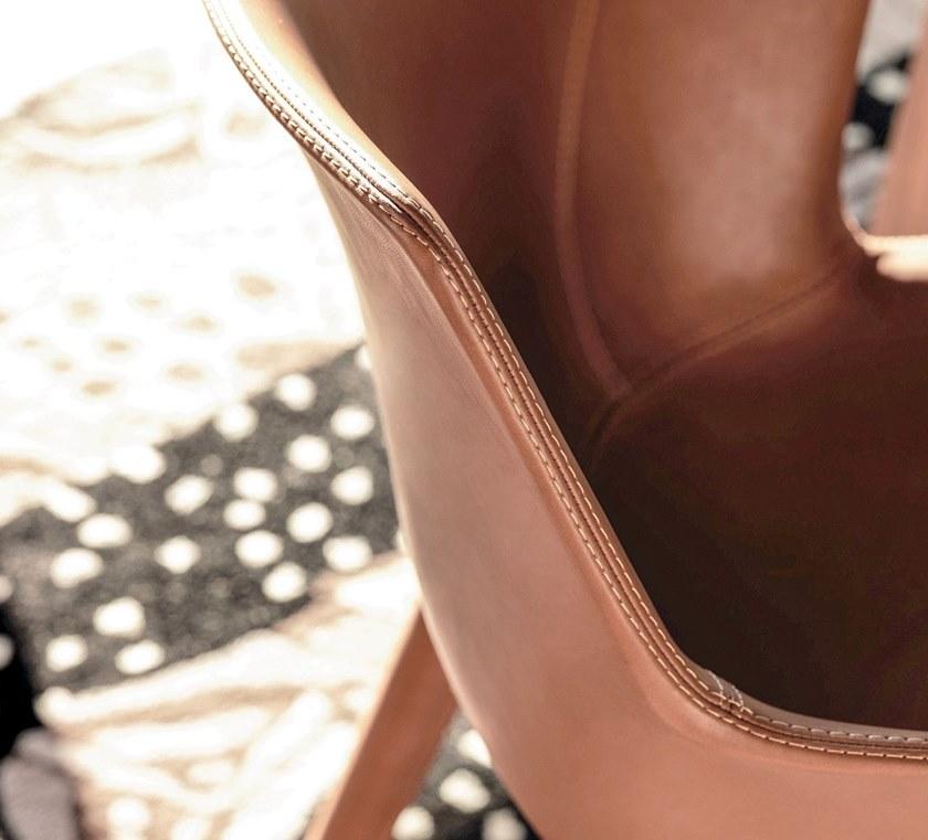 Driade Кожаное кресло с подлокотниками Lou read sun-id-1411599 - Вид №6