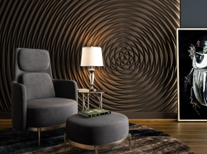 Трехмерная декоративная гипсовая панель