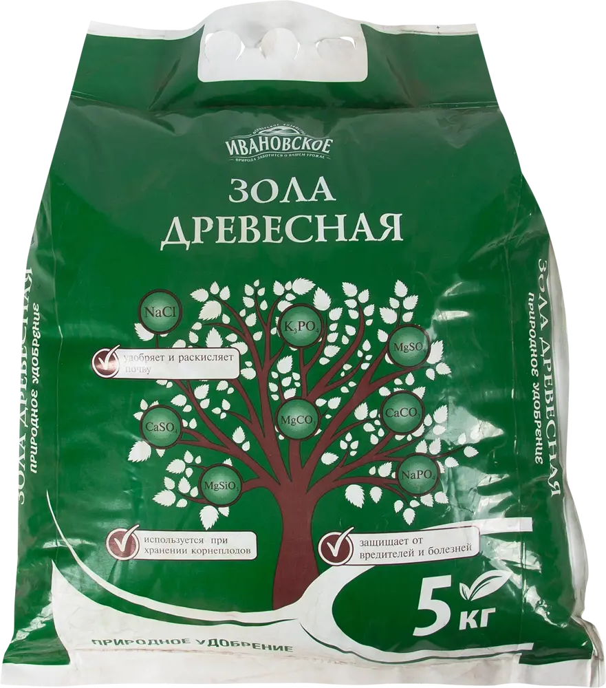 Santreyd Зола древесная — натуральное удобрение для сада и огорода 5 кг 82505177