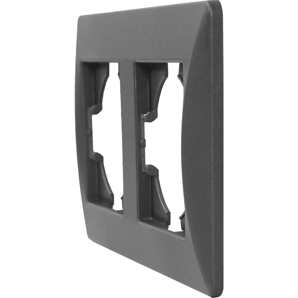 Рамка GUSI Electric Ugra для розеток и выключателей в стиле графит 83865120 STLM-0045264 - Вид №2