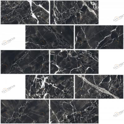 Мозаика Black & White K-61/LR/m13 BLACK 30,7x30,7 Kerranova sun-id-328943