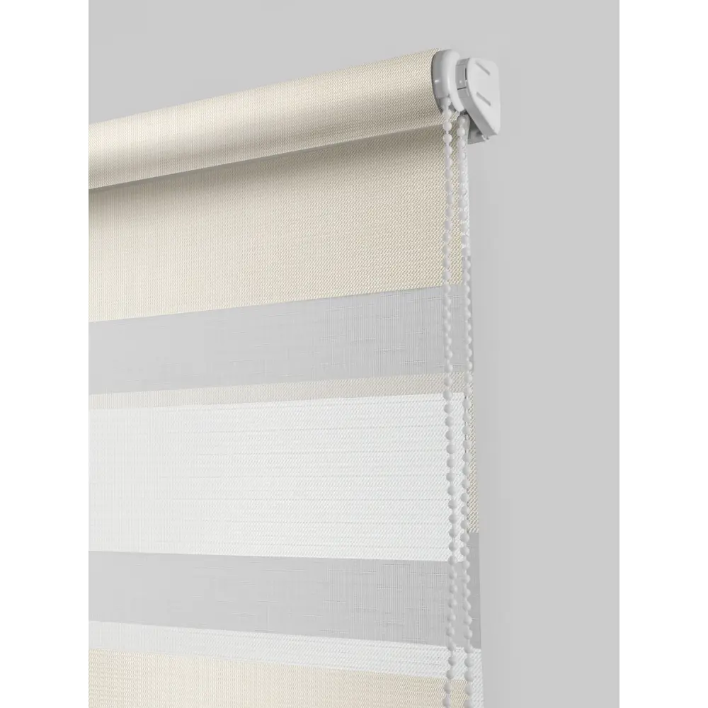 Штора рулонная день-ночь Порто 180x175 см бежево-молочная MIAMOZA STLM-2161766 - Вид №1