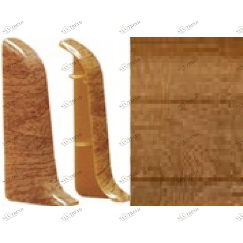 Угол внешн. с держателем для плинтуса 081 тиковое дерево T-PLAST 25410203