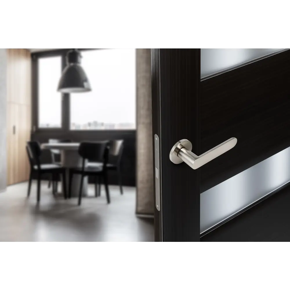 Дверные ручки EDSON для межкомнатных дверей в стиле никель 85168685 STLM-0059348 - Вид №10